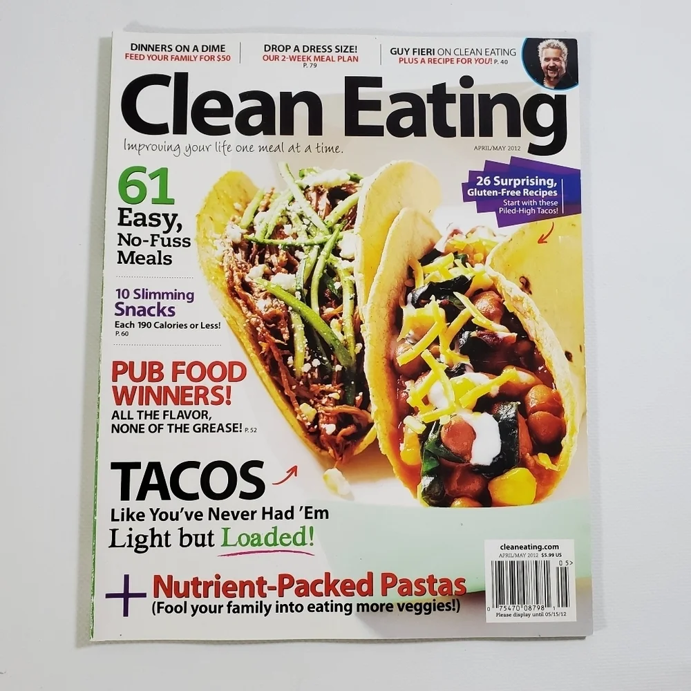 Clean Eating Magazines Healthy Living & Whole Food Recipes Set C
